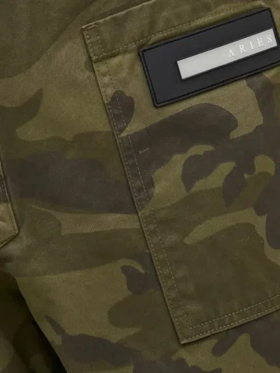 Aries Camouflage Trousers In Green