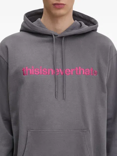 This Is Never That Embroidered Logo Hoodie
