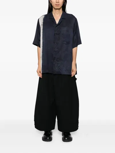Ziggy Chen Printed Shirt In Blue