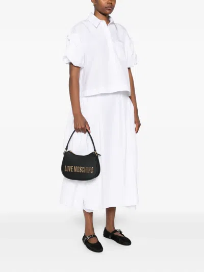 LOGO标牌弧形单肩包