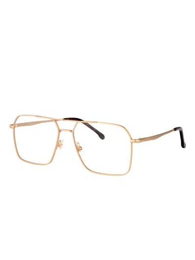 Carrera Rectangle-frame Glasses In Gold