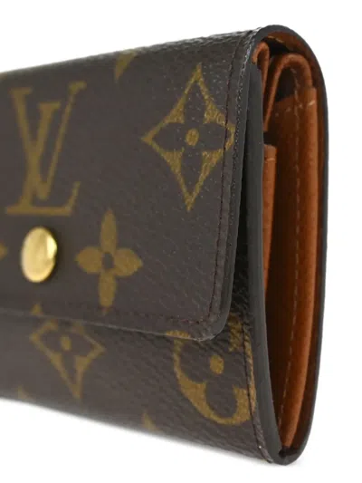 Pre-owned Louis Vuitton 2002 Monogram Porte Monnaie Wallet