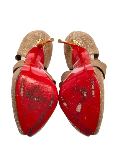 Pre-owned Christian Louboutin 140mm Dorcet Heeled Pumps