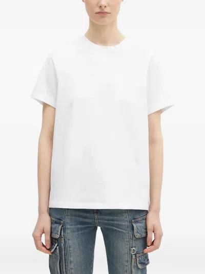 Fiorucci Embossed Logo T-shirt In White