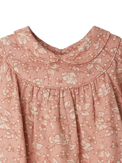 Bonpoint Baby Girls Floral Jeni Dress In Orange
