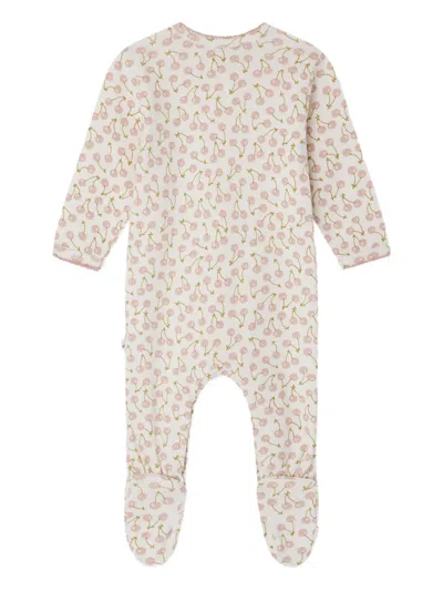 Bonpoint Cherry-print Pyjamas In Neutral