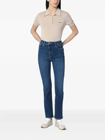 Frame Blue Straight-leg Jeans The Pencil
