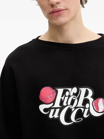 Fiorucci Logo-print Sweatshirt In Black