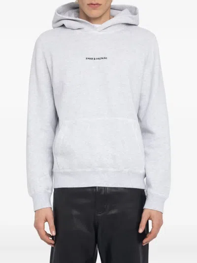Zadig & Voltaire Sanchi Photo-patch Hoodie In White