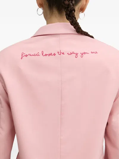 Fiorucci Popsicle Embroidered Wool Blazer