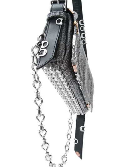 Alexander Wang Studded Chain-detailed Shoulder Bag