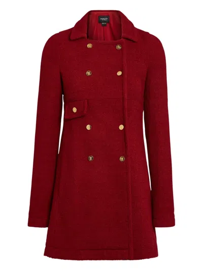 Giambattista Valli Double-breasted Coat In Red