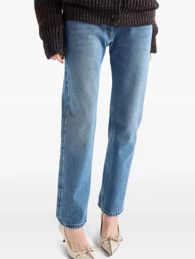 Prada Straight-leg Denim Jeans In Blue