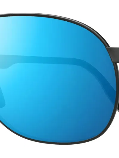Maui Jim Mirrored Sunglasses In Blue