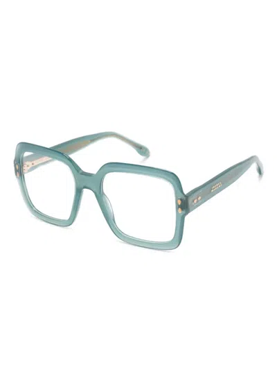 Isabel Marant Eyewear Square-frame Glasses In Blue