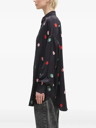 Fiorucci Graphic-print Shirt In Black