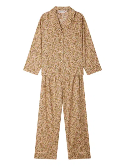 Bonpoint Floral-print Pyjama Set In Multi