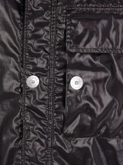 Stone Island Snap-button Patch-pocket Jacket In Black