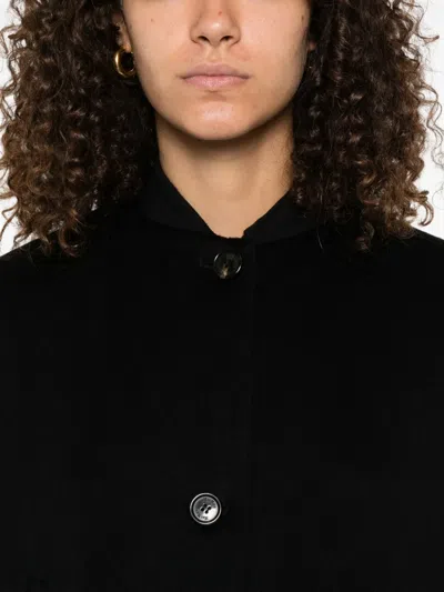 Max Mara Button-fastening Cape Jacket