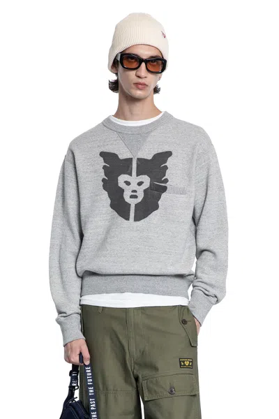 Human Made Man Grey Sweatshirts In Gray