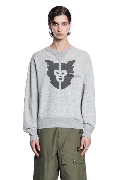 Human Made Man Grey Sweatshirts In Gray