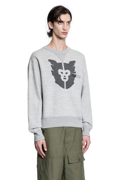 Human Made Man Grey Sweatshirts In Gray
