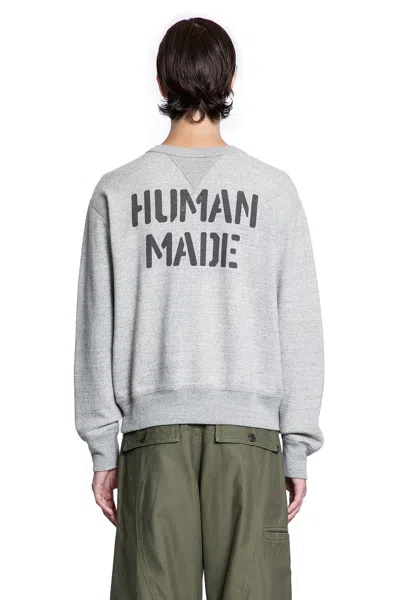 Human Made Man Grey Sweatshirts In Gray