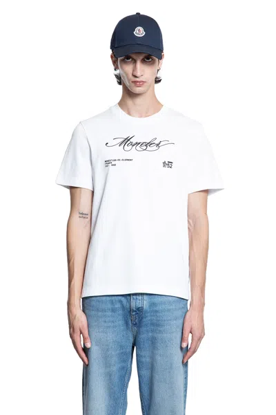 Moncler Man White T-shirts & Tank Tops