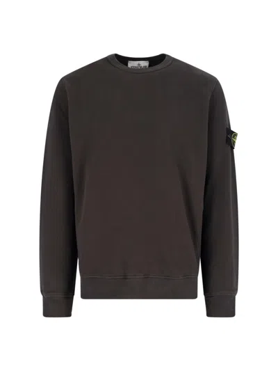 Stone Island Crew Neck Sweater Ribbed Finish