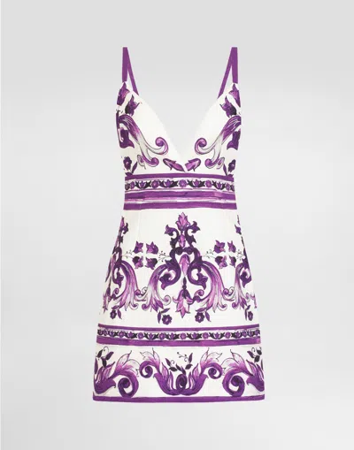 Dolce & Gabbana Graphic-print Mini Dress