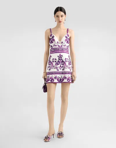 Dolce & Gabbana Graphic-print Mini Dress