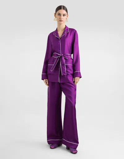 Dolce & Gabbana Silk Twill Vanity Shirt