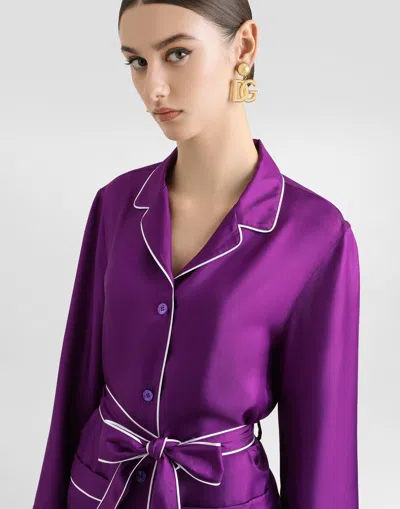 Dolce & Gabbana Silk Twill Vanity Shirt