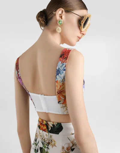 Dolce & Gabbana Bralette Mit Blumen-print