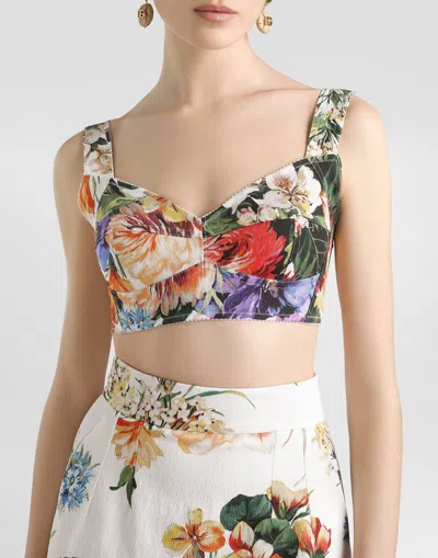 Dolce & Gabbana Bralette Mit Blumen-print