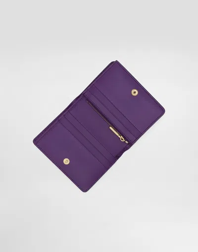 Dolce & Gabbana Majolica-print Continental Calfskin Wallet