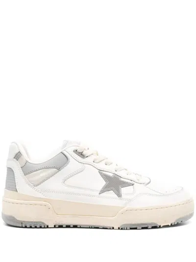 Golden Goose "forty Two" Leather Upper Toe Heel And Spur Rubber Star Sneakers Shoes