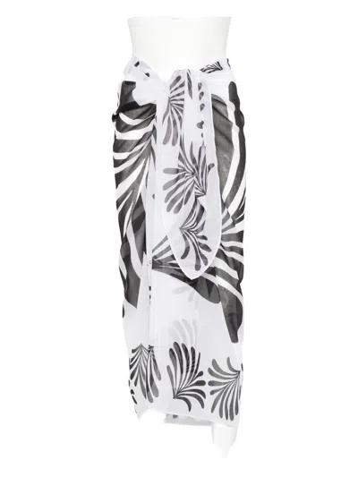 Cala De La Cruz Luana Sarong In Black