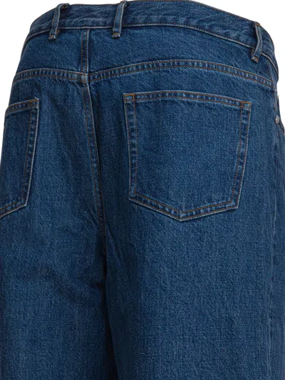 Apc A.p.c. Relaxed Jeans In Blue