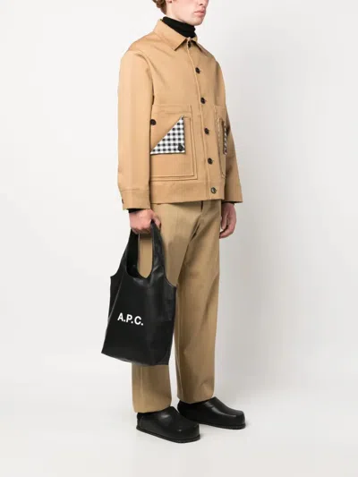 Apc Knitted Turtleneck Dress With Cut Out Detail