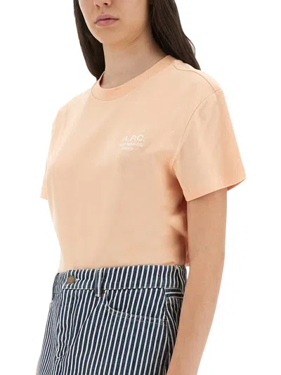 Apc Madame Gots Street T-shirt In Pink