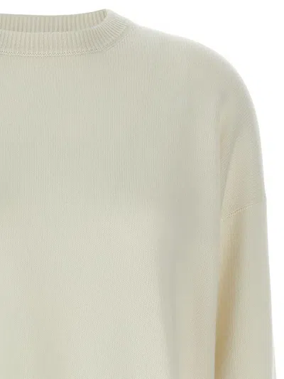 Brunello Cucinelli Monili-chain Cashmere Sweater In Neutral