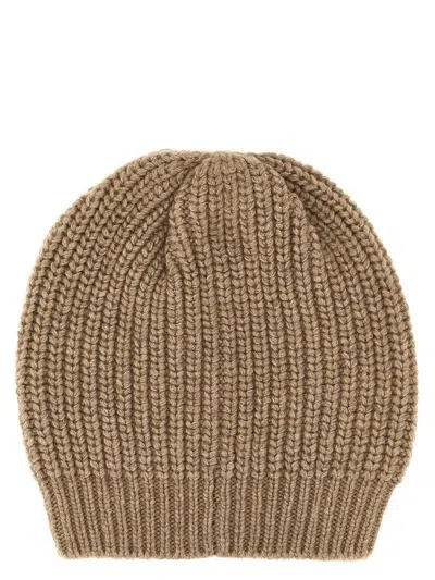 Brunello Cucinelli Diamante Cap In Brown