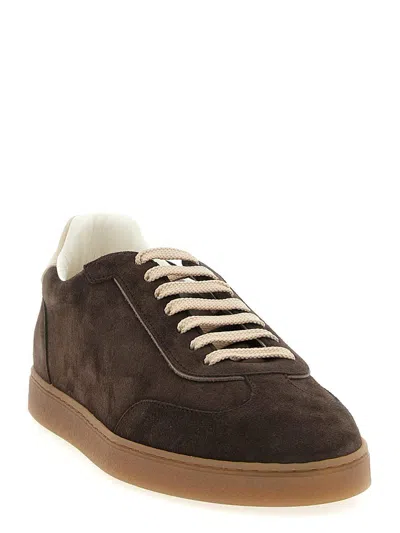 Brunello Cucinelli Men Suede Leather Sneakers