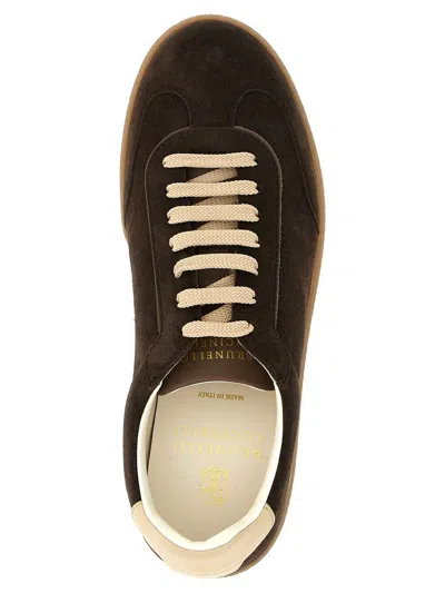 Brunello Cucinelli Men Suede Leather Sneakers