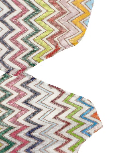 Missoni Zigzag Pattern One-piece Swimsuit