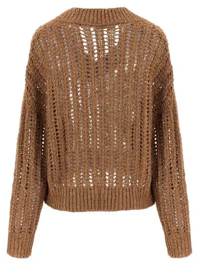 Brunello Cucinelli Rustic Dazzling Net Sweater