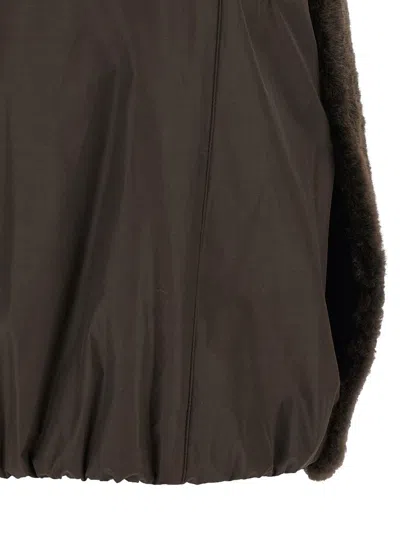 Brunello Cucinelli Monile Reversible Vest Gilet Brown In Brown