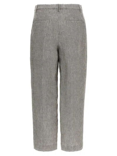 Brunello Cucinelli Straight-leg Trousers With Stretched Pleat
