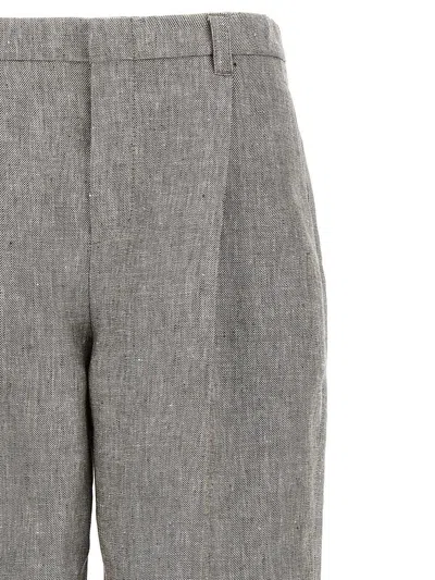 Brunello Cucinelli Straight-leg Trousers With Stretched Pleat